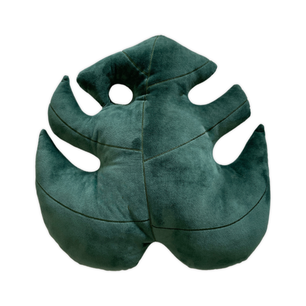 monstera plant pillow Monstera Deliciosa Leaf Pillow