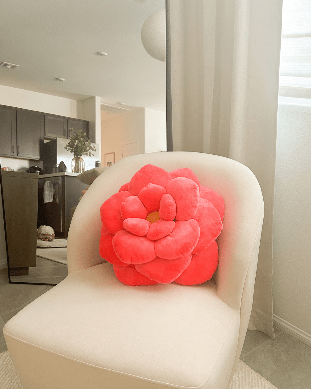 Camellia Flower Pillow - Green Philosophy Co.