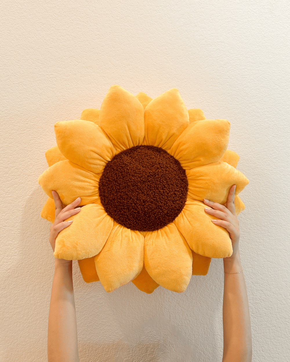 Sunflower Pillow - Golden Yellow - Green Philosophy Co.