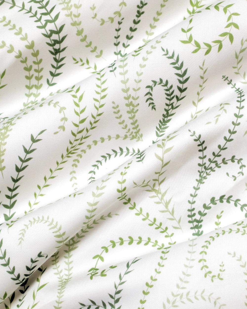 Wavy Vines - Bamboo Duvet Set - Green Philosophy Co.