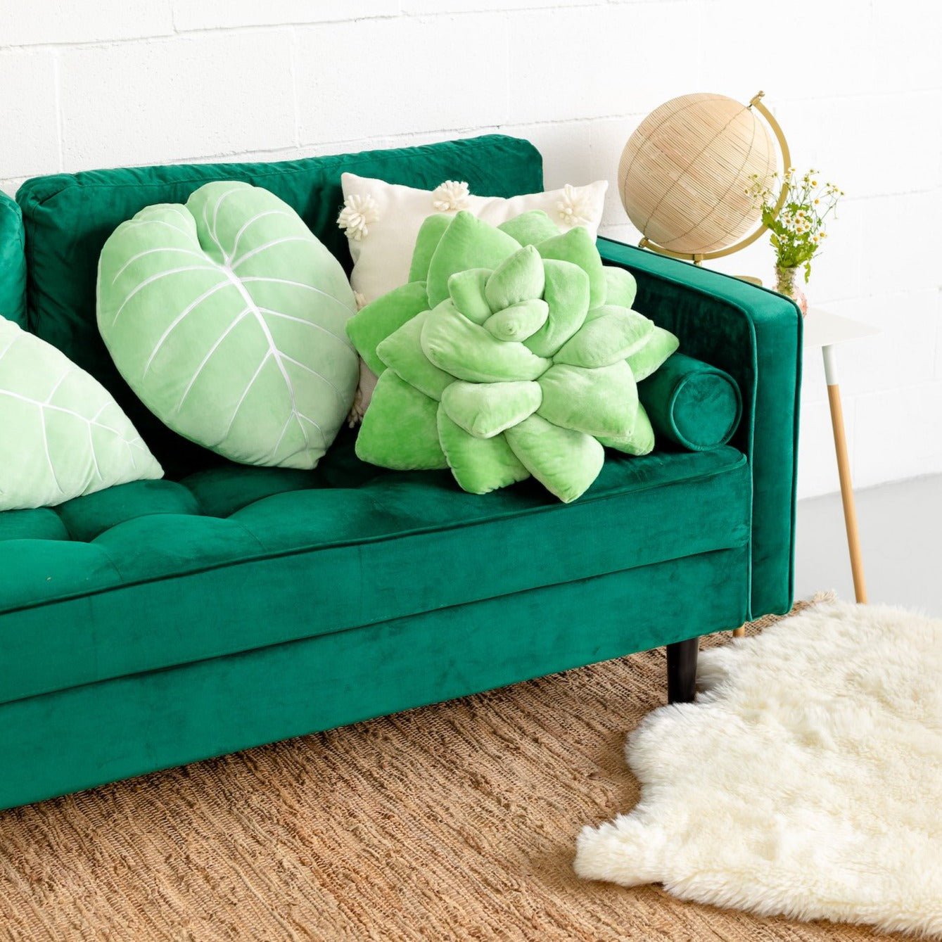 succulent shaped pillow Big Pop Succulent