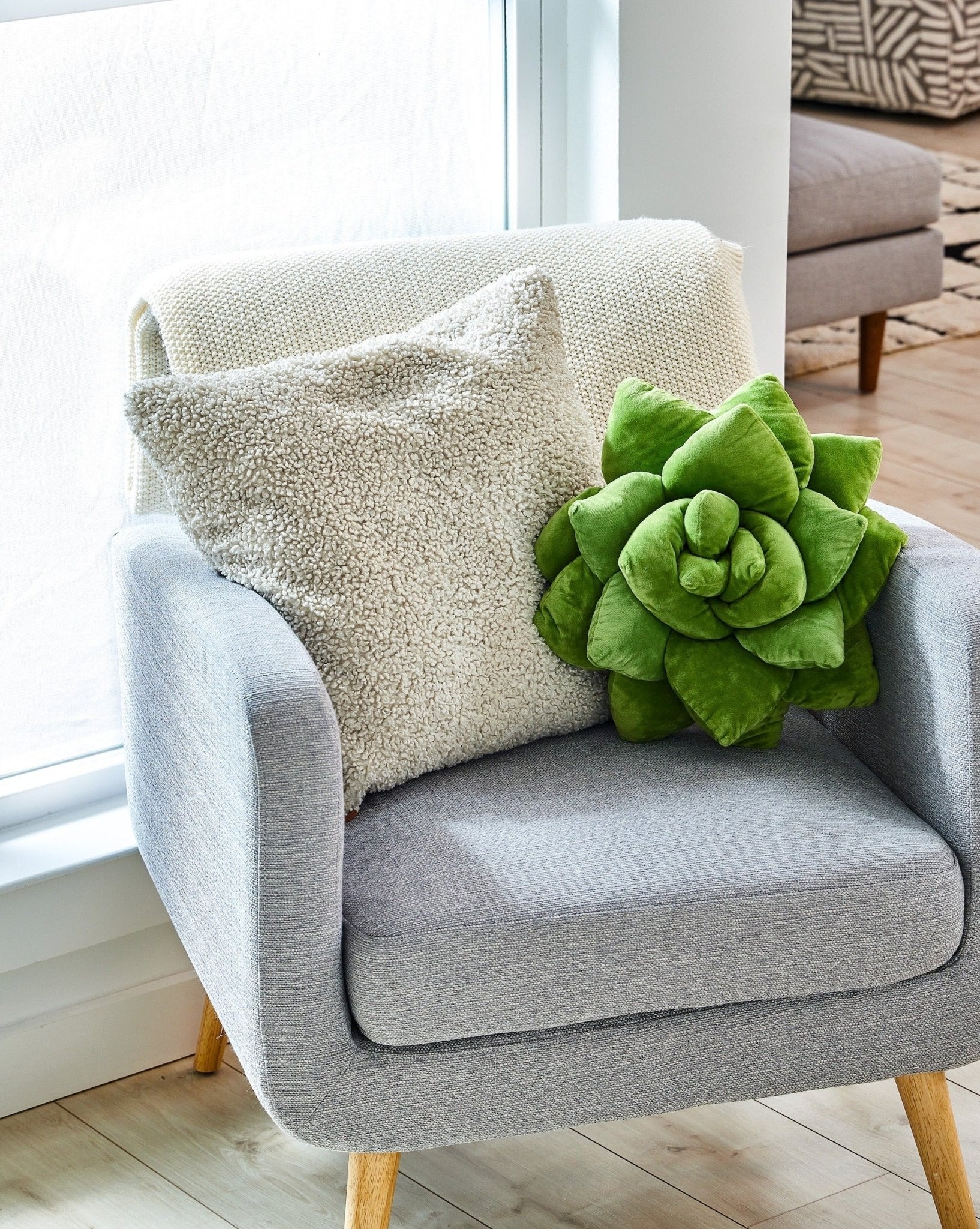 succulent throw pillows Lil' Pop Succulent® Throw Pillow