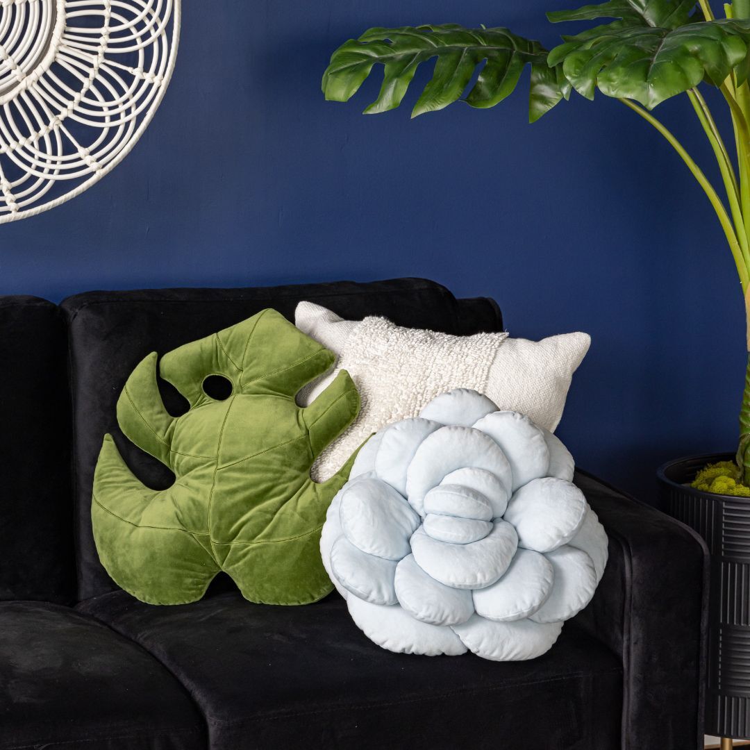 monstera plant pillow Monstera Deliciosa Leaf Pillow